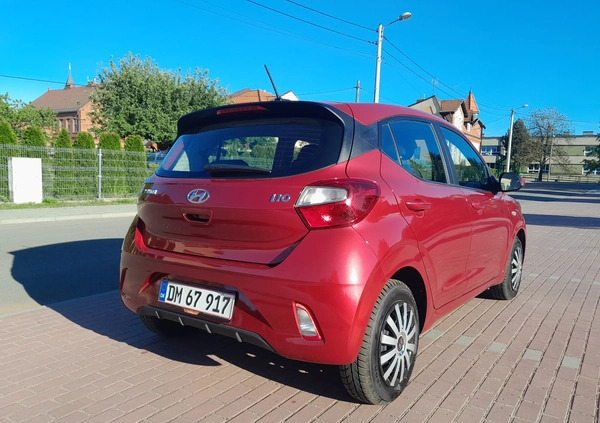 Hyundai i10 cena 45900 przebieg: 27000, rok produkcji 2021 z Jarosław małe 407